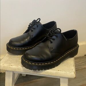 Dr. Martens Black Leather Oxford Shoes